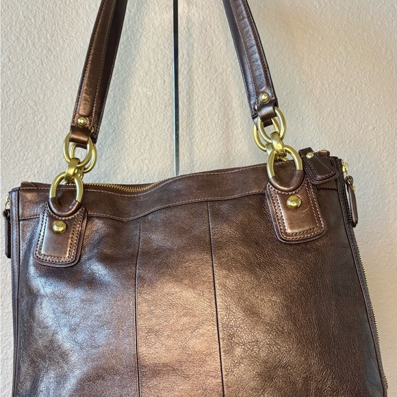 Coach Kristen Leather Shoulder Bag - Picture 2 of 12
